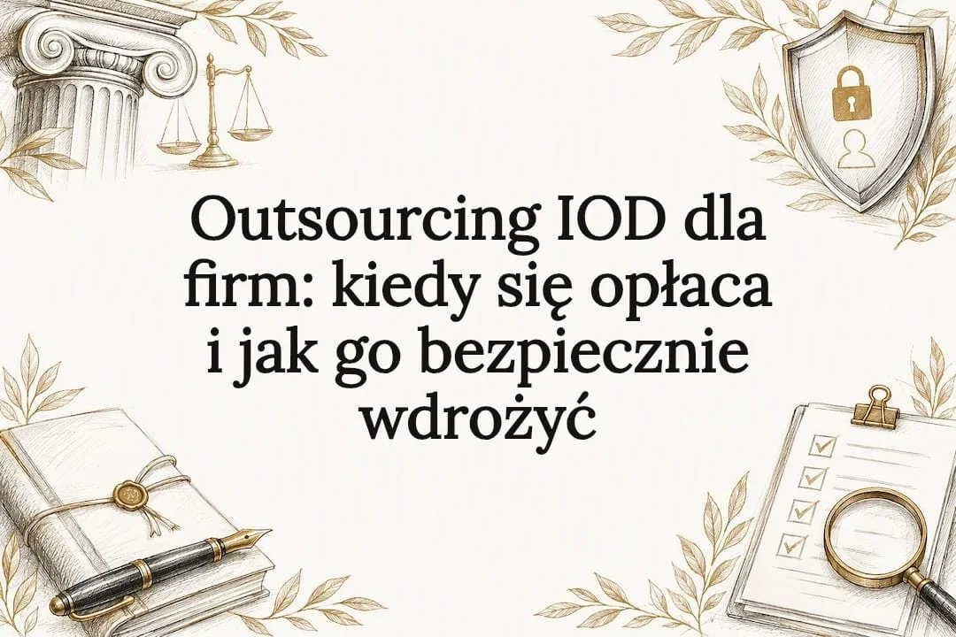 Outsourcing funkcji inspektora ochrony danych w świetle RODO