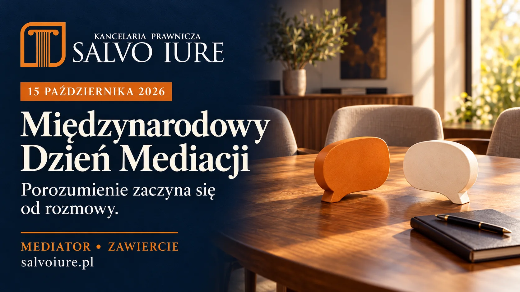 Międzynarodowy Dzień Mediacji 2026. Porozumienie zaczyna się od rozmowy